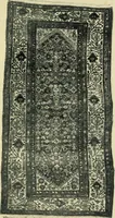 An illustration from The mystery of the oriental rug; the mystery of the rug, the prayer rug, some advice to purchasers of oriental rugs (1914)
