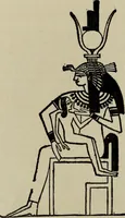 An illustration from The mystic test book of "The Hindu occult chambers" : the magic and occultism of India : Hindu and Egyptian crystal gazing : the Hindu magic-mirror (1909)