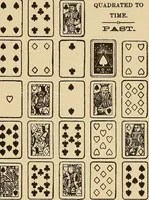 An illustration from The mystic test book; or, The magic of the cards. Giving the mystic meaning of these wonderful and ancient emblems in their relationship to the heavenly bodies, under all conditions; with rules and processes for reading or delineating the emblems (1919)