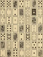 Picture 67 of 162 from The mystic test book; or, The magic of the cards. Giving the mystic meaning of these wonderful and ancient emblems in their relationship to the heavenly bodies, under all conditions; with rules and processes for reading or delineating the emblems (1919), leaf 174