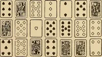 Picture 86 of 162 from The mystic test book; or, The magic of the cards. Giving the mystic meaning of these wonderful and ancient emblems in their relationship to the heavenly bodies, under all conditions; with rules and processes for reading or delineating the emblems (1919), leaf 204