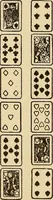 Picture 97 of 162 from The mystic test book; or, The magic of the cards. Giving the mystic meaning of these wonderful and ancient emblems in their relationship to the heavenly bodies, under all conditions; with rules and processes for reading or delineating the emblems (1919), leaf 236