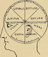 Picture 98 of 162 from The mystic test book; or, The magic of the cards. Giving the mystic meaning of these wonderful and ancient emblems in their relationship to the heavenly bodies, under all conditions; with rules and processes for reading or delineating the emblems (1919), leaf 238