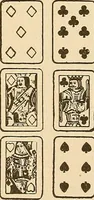 Picture 12 of 162 from The mystic test book; or, The magic of the cards. Giving the mystic meaning of these wonderful and ancient emblems in their relationship to the heavenly bodies, under all conditions; with rules and processes for reading or delineating the emblems (1919), leaf 61