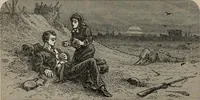 An illustration from My story of the war: a woman's narrative of four years personal experience as nurse in the Union army, and in relief work at home, in hospitals, camps, and at the front, during the war of the rebellion (1889)