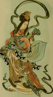 An illustration from Mythological Japan : the symbolisms of mythology in relation to Japanese art, with illustrations drawn in Japan, by native artists (1902)