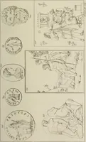 An illustration from Mythologische Gallerie; eine Sammlung von mehr als 750 antiken Denkmälern, Statuen, geschnittenen Steinen, Münzen und Gemälden, auf den 191 Original-Kupferblättern der französischen Ausg (1848)