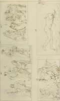 An illustration from Mythologische Gallerie; eine Sammlung von mehr als 750 antiken Denkmälern, Statuen, geschnittenen Steinen, Münzen und Gemälden, auf den 191 Original-Kupferblättern der französischen Ausg (1848)