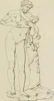 Picture 66 of 223 from Mythologische Gallerie; eine Sammlung von mehr als 750 antiken Denkmälern, Statuen, geschnittenen Steinen, Münzen und Gemälden, auf den 191 Original-Kupferblättern der französischen Ausg (1848), leaf 130