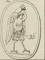 Picture 97 of 223 from Mythologische Gallerie; eine Sammlung von mehr als 750 antiken Denkmälern, Statuen, geschnittenen Steinen, Münzen und Gemälden, auf den 191 Original-Kupferblättern der französischen Ausg (1848), leaf 172