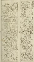 Picture 123 of 223 from Mythologische Gallerie; eine Sammlung von mehr als 750 antiken Denkmälern, Statuen, geschnittenen Steinen, Münzen und Gemälden, auf den 191 Original-Kupferblättern der französischen Ausg (1848), leaf 218
