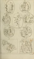 Picture 124 of 223 from Mythologische Gallerie; eine Sammlung von mehr als 750 antiken Denkmälern, Statuen, geschnittenen Steinen, Münzen und Gemälden, auf den 191 Original-Kupferblättern der französischen Ausg (1848), leaf 220