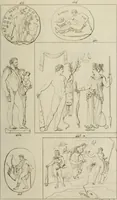 Picture 136 of 223 from Mythologische Gallerie; eine Sammlung von mehr als 750 antiken Denkmälern, Statuen, geschnittenen Steinen, Münzen und Gemälden, auf den 191 Original-Kupferblättern der französischen Ausg (1848), leaf 242