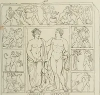 Picture 139 of 223 from Mythologische Gallerie; eine Sammlung von mehr als 750 antiken Denkmälern, Statuen, geschnittenen Steinen, Münzen und Gemälden, auf den 191 Original-Kupferblättern der französischen Ausg (1848), leaf 246