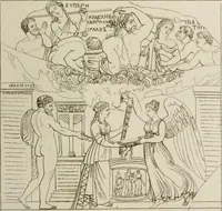 Picture 147 of 223 from Mythologische Gallerie; eine Sammlung von mehr als 750 antiken Denkmälern, Statuen, geschnittenen Steinen, Münzen und Gemälden, auf den 191 Original-Kupferblättern der französischen Ausg (1848), leaf 260
