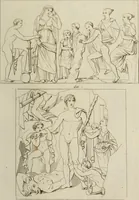 Picture 151 of 223 from Mythologische Gallerie; eine Sammlung von mehr als 750 antiken Denkmälern, Statuen, geschnittenen Steinen, Münzen und Gemälden, auf den 191 Original-Kupferblättern der französischen Ausg (1848), leaf 268