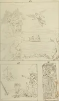An illustration from Mythologische Gallerie; eine Sammlung von mehr als 750 antiken Denkmälern, Statuen, geschnittenen Steinen, Münzen und Gemälden, auf den 191 Original-Kupferblättern der französischen Ausg (1848)