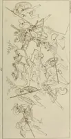 An illustration from Mythologische Gallerie; eine Sammlung von mehr als 750 antiken Denkmälern, Statuen, geschnittenen Steinen, Münzen und Gemälden, auf den 191 Original-Kupferblättern der französischen Ausg (1848)