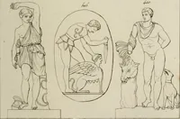 Picture 166 of 223 from Mythologische Gallerie; eine Sammlung von mehr als 750 antiken Denkmälern, Statuen, geschnittenen Steinen, Münzen und Gemälden, auf den 191 Original-Kupferblättern der französischen Ausg (1848), leaf 294