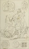 Picture 168 of 223 from Mythologische Gallerie; eine Sammlung von mehr als 750 antiken Denkmälern, Statuen, geschnittenen Steinen, Münzen und Gemälden, auf den 191 Original-Kupferblättern der französischen Ausg (1848), leaf 298