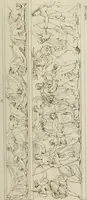 An illustration from Mythologische Gallerie; eine Sammlung von mehr als 750 antiken Denkmälern, Statuen, geschnittenen Steinen, Münzen und Gemälden, auf den 191 Original-Kupferblättern der französischen Ausg (1848)