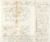 An illustration from Mythologische Gallerie; eine Sammlung von mehr als 750 antiken Denkmälern, Statuen, geschnittenen Steinen, Münzen und Gemälden, auf den 191 Original-Kupferblättern der französischen Ausg (1848)