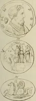 Picture 179 of 223 from Mythologische Gallerie; eine Sammlung von mehr als 750 antiken Denkmälern, Statuen, geschnittenen Steinen, Münzen und Gemälden, auf den 191 Original-Kupferblättern der französischen Ausg (1848), leaf 320