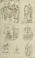 An illustration from Mythologische Gallerie; eine Sammlung von mehr als 750 antiken Denkmälern, Statuen, geschnittenen Steinen, Münzen und Gemälden, auf den 191 Original-Kupferblättern der französischen Ausg (1848)