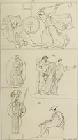 Picture 201 of 223 from Mythologische Gallerie; eine Sammlung von mehr als 750 antiken Denkmälern, Statuen, geschnittenen Steinen, Münzen und Gemälden, auf den 191 Original-Kupferblättern der französischen Ausg (1848), leaf 358