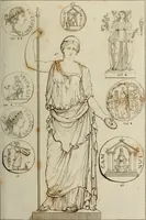 Picture 12 of 223 from Mythologische Gallerie; eine Sammlung von mehr als 750 antiken Denkmälern, Statuen, geschnittenen Steinen, Münzen und Gemälden, auf den 191 Original-Kupferblättern der französischen Ausg (1848), leaf 36