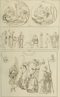 An illustration from Mythologische Gallerie; eine Sammlung von mehr als 750 antiken Denkmälern, Statuen, geschnittenen Steinen, Münzen und Gemälden, auf den 191 Original-Kupferblättern der französischen Ausg (1848)