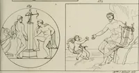 Picture 206 of 223 from Mythologische Gallerie; eine Sammlung von mehr als 750 antiken Denkmälern, Statuen, geschnittenen Steinen, Münzen und Gemälden, auf den 191 Original-Kupferblättern der französischen Ausg (1848), leaf 364