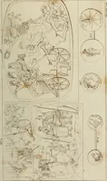 An illustration from Mythologische Gallerie; eine Sammlung von mehr als 750 antiken Denkmälern, Statuen, geschnittenen Steinen, Münzen und Gemälden, auf den 191 Original-Kupferblättern der französischen Ausg (1848)