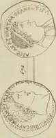 An illustration from Mythologische Gallerie; eine Sammlung von mehr als 750 antiken Denkmälern, Statuen, geschnittenen Steinen, Münzen und Gemälden, auf den 191 Original-Kupferblättern der französischen Ausg (1848)