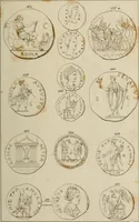 Picture 223 of 223 from Mythologische Gallerie; eine Sammlung von mehr als 750 antiken Denkmälern, Statuen, geschnittenen Steinen, Münzen und Gemälden, auf den 191 Original-Kupferblättern der französischen Ausg (1848), leaf 392