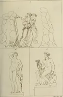 An illustration from Mythologische Gallerie; eine Sammlung von mehr als 750 antiken Denkmälern, Statuen, geschnittenen Steinen, Münzen und Gemälden, auf den 191 Original-Kupferblättern der französischen Ausg (1848)