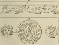 Picture 32 of 223 from Mythologische Gallerie; eine Sammlung von mehr als 750 antiken Denkmälern, Statuen, geschnittenen Steinen, Münzen und Gemälden, auf den 191 Original-Kupferblättern der französischen Ausg (1848), leaf 70