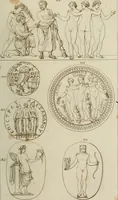 An illustration from Mythologische Gallerie; eine Sammlung von mehr als 750 antiken Denkmälern, Statuen, geschnittenen Steinen, Münzen und Gemälden, auf den 191 Original-Kupferblättern der französischen Ausg (1848)