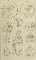 Picture 43 of 223 from Mythologische Gallerie; eine Sammlung von mehr als 750 antiken Denkmälern, Statuen, geschnittenen Steinen, Münzen und Gemälden, auf den 191 Original-Kupferblättern der französischen Ausg (1848), leaf 90
