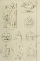 Picture 47 of 223 from Mythologische Gallerie; eine Sammlung von mehr als 750 antiken Denkmälern, Statuen, geschnittenen Steinen, Münzen und Gemälden, auf den 191 Original-Kupferblättern der französischen Ausg (1848), leaf 98