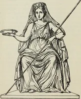 An illustration from The mythology of Greece and Rome : with special references to its use in art (1900)
