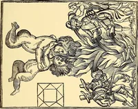 An illustration from Myths and marvels of astronomy (1878)