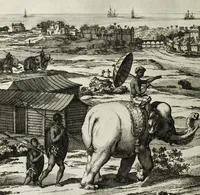 Picture 25 of 71 from Naauwkeurige beschryvinge van Malabar en Choromandel, der zelver aangrenzende ryken, en het machtige eyland Ceylon : nevens een omstandige en grondigh doorzochte ontdekking en wederlegginge van de afgoderye der Oost-Indische heydenen ... (1672), leaf 234