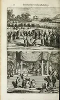 An illustration from Naauwkeurige beschryvinge van Malabar en Choromandel, der zelver aangrenzende ryken, en het machtige eyland Ceylon : nevens een omstandige en grondigh doorzochte ontdekking en wederlegginge van de afgoderye der Oost-Indische heydenen ... (1672)
