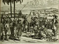 Picture 38 of 71 from Naauwkeurige beschryvinge van Malabar en Choromandel, der zelver aangrenzende ryken, en het machtige eyland Ceylon : nevens een omstandige en grondigh doorzochte ontdekking en wederlegginge van de afgoderye der Oost-Indische heydenen ... (1672), leaf 481