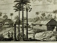 An illustration from Naauwkeurige beschryvinge van Malabar en Choromandel, der zelver aangrenzende ryken, en het machtige eyland Ceylon : nevens een omstandige en grondigh doorzochte ontdekking en wederlegginge van de afgoderye der Oost-Indische heydenen ... (1672)