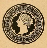 An illustration from Nachtrag zum I. Bande von Dr. Moschkau's Handbuch für Postmarken-Sammler (1896)