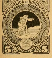 An illustration from Nachtrag zum I. Bande von Dr. Moschkau's Handbuch für Postmarken-Sammler (1896)