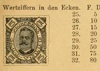 An illustration from Nachtrag zum I. Bande von Dr. Moschkau's Handbuch für Postmarken-Sammler (1896)