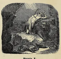 Picture 9 of 11 from Nakcokv es kerretv enhvteceskv. Muskokee or Creek first reader (1875), leaf 34